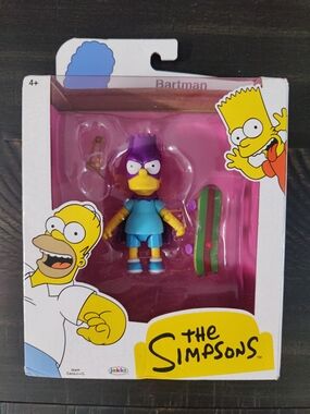 Bartman Action Figure - The Simpsons - Purple & Blue